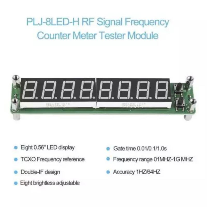 Frekuensi Counter 8 digit 0.1mhz 2.4ghz Frequency Counter 8 segment