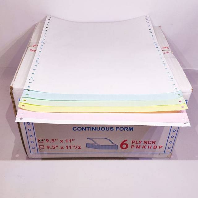 

Continuous Form 9.5 x 11 6ply Full Paper Pryns