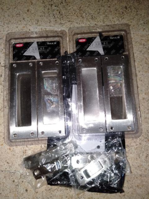 Komen / Tarikan Tanam Pintu Sliding Kotak Stainless