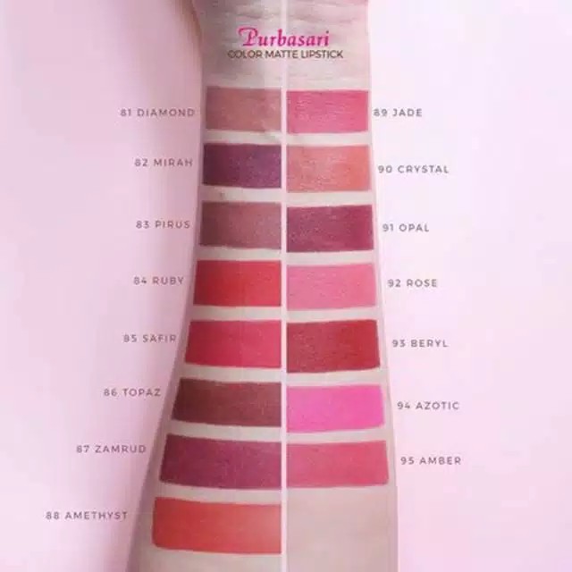 ❣️Rakkistore99❣️Purbasari Lipstick Color Matte (100% Original)