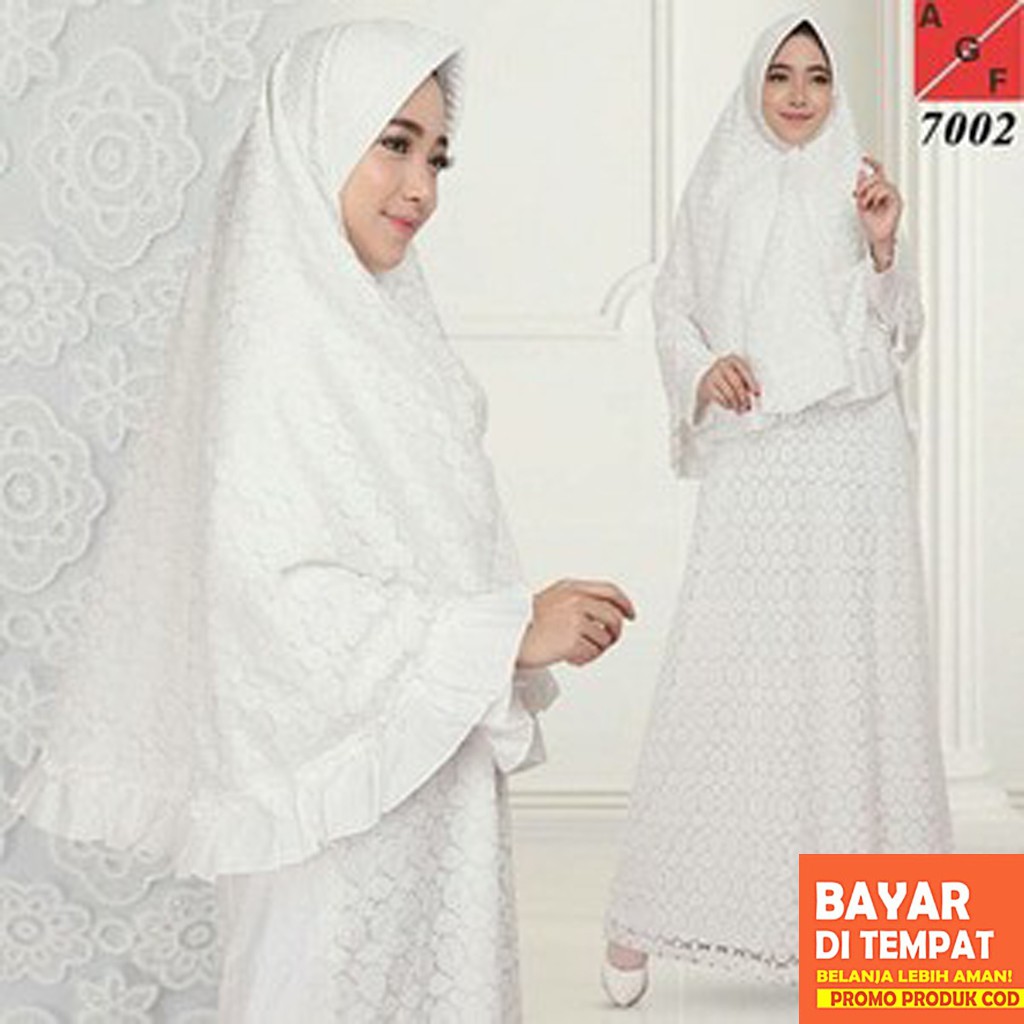  Baju  Gamis  Putih Gamis  Brukat Busana  Muslim  Baju  