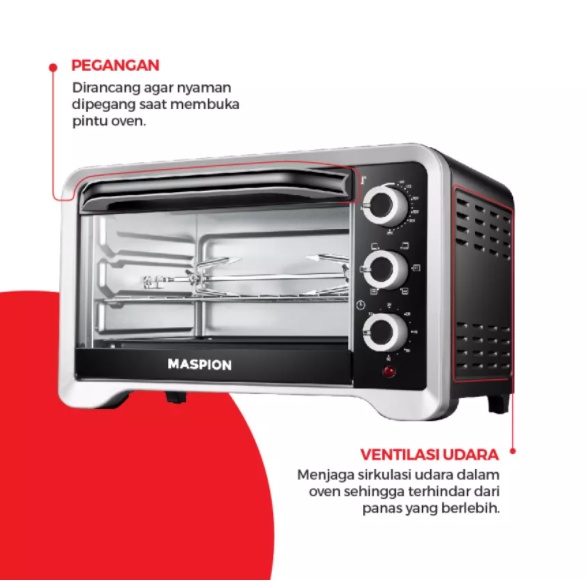 MASPION OVEN TOASTER MOT-2001 BS (20 L)