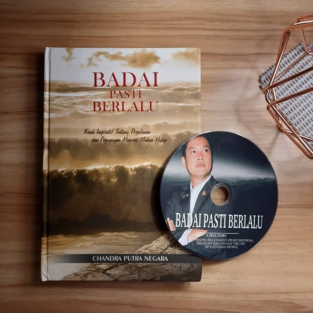 Buku Badai Pasti Berlalu Dan Success Before 30 Free DVD &amp; TTD Penulis Chandra Putra Negara Motivasi inspirasi pengembangan Diri