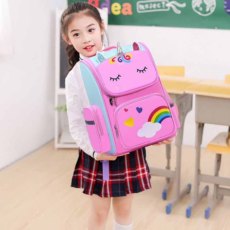 TAS RANSEL ANAK KARAKTER UNICORN TAS ANAK SEKOLAH SD PELANGI