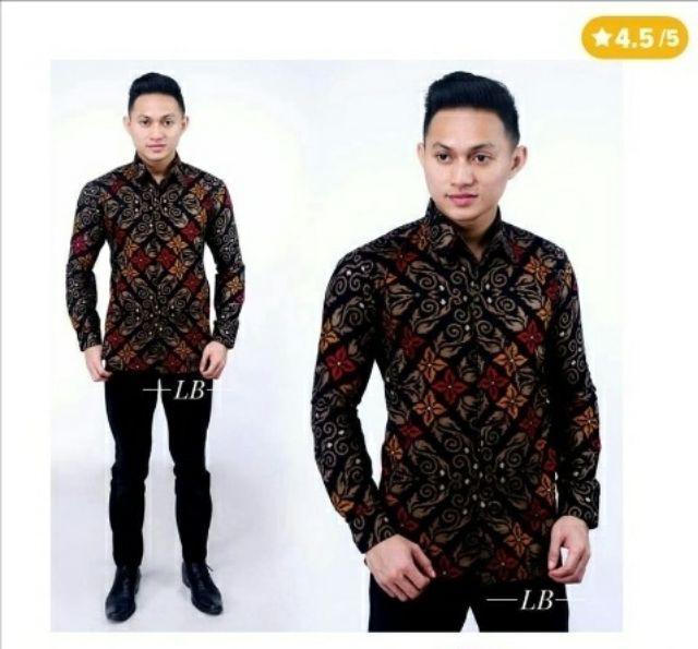 Kemeja Batik Pria Batik Cowok Motif Terbaru Modern | Kemeja Pria Keren Batik Pekalongan Asli