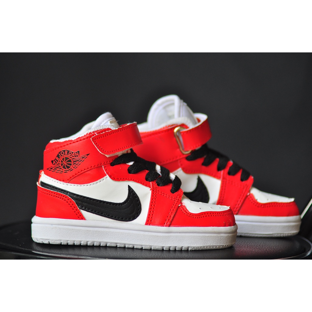 Sepatu Jordan Anak laki laki | Jordan Anak Anak | Jordan Anak chicago Merah Putih | Jordan Anak Keci