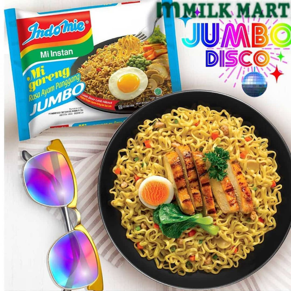 

INDOMIE MIE GORENG JUMBO RASA AYAM PANGGANG//HARVESTMART