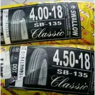 BAN LUAR SWALLOW 400-18 450-18 MOGE BATIK CLASSIC