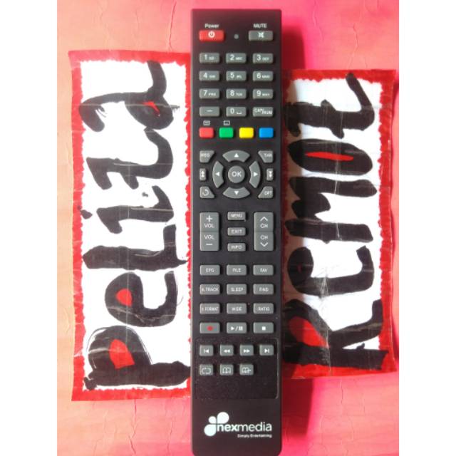 Remot  Nexmedia Receiver parabola original terlengkap