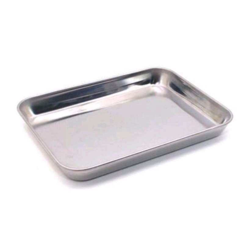 Nampan baki stainless steel cake mold baking tray loyang berbagai macam ukuran harga satuan