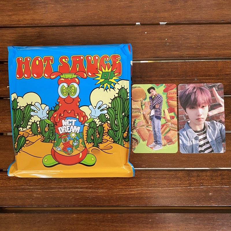NCT DREAM - HOT SAUCE Jewel Case Album Jaemin & Jisung Photocard PC