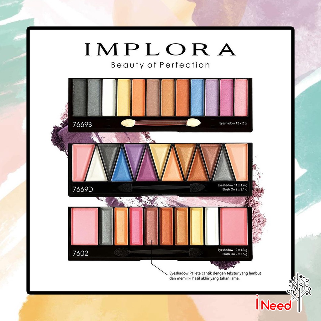 (INEED) (7669D) Eyeshadow Implora Blush On