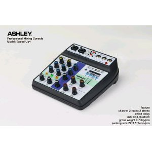 mixer audio mini ashley speed Up4 4 ch usb bluetooth Terbaik Limited