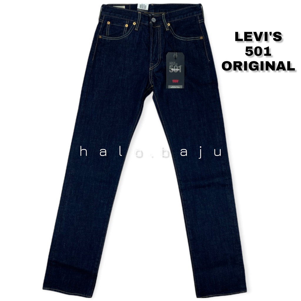 LEVI'S 501 ORIGINAL (ASLI 100%) -  Fit Crispy Rinse (00501-1484) - Celana Levi's