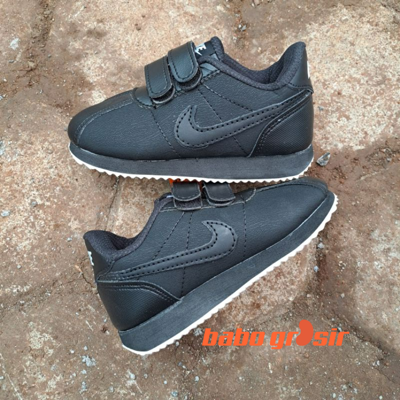 PROMO Sepatu Anak Nike Cortez Kids Black | Sneakers Anak Laki - Laki dan Perempuan, Kualitas Mewah, Harga Murah