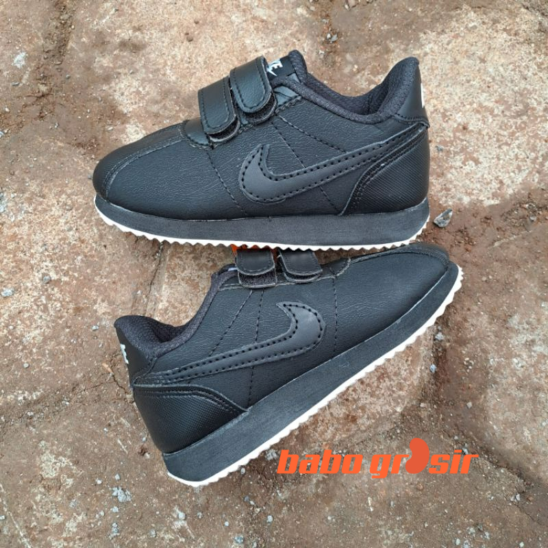 PROMO Sepatu Anak Nike Cortez Kids Black | Sneakers Anak Laki - Laki dan Perempuan, Kualitas Mewah, Harga Murah