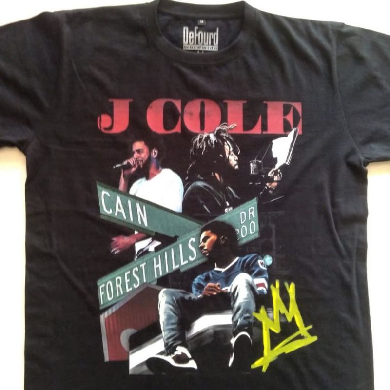 J.Cole Rap Tee/Kaos Musik Rap Hip-Hop J.Cole Oversize Unisex