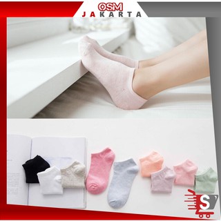 Image of OSM JKT K312 Kaos Kaki Polos Semata Kaki / Kaos Kaki Ankle Cute / Socks / Short Socks