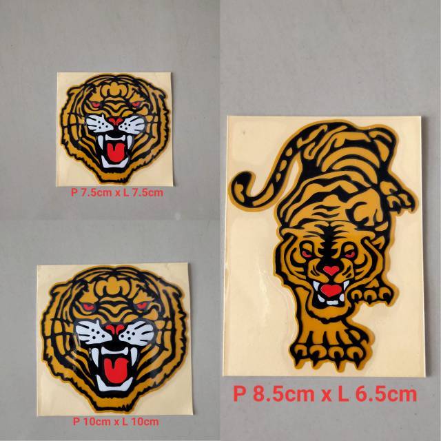 stiker cutting MACAN HARIMAU SINGA MAUNG BESAR KUALITAS TERBAIK TERMURAH