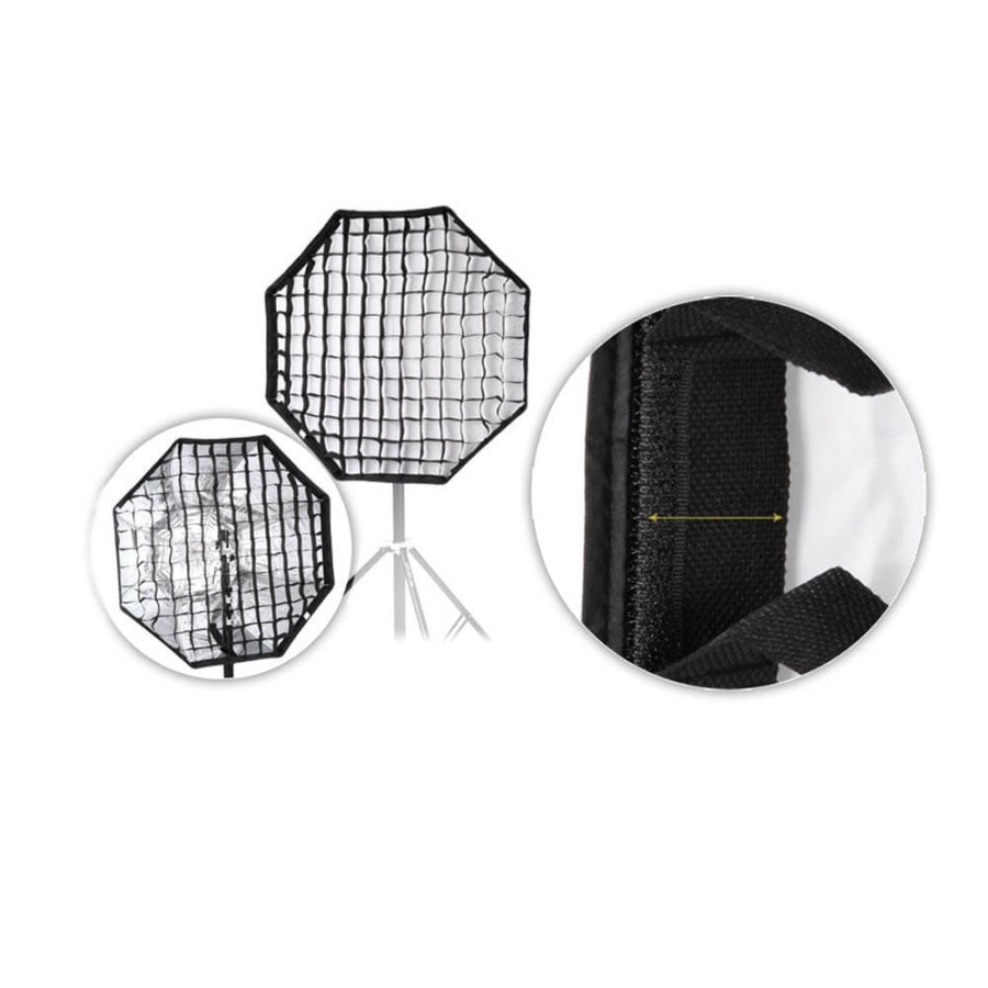 Octagonal Honeycomb Grid 80cm for Umbrella Softbox Reflector - BK-80 - Black