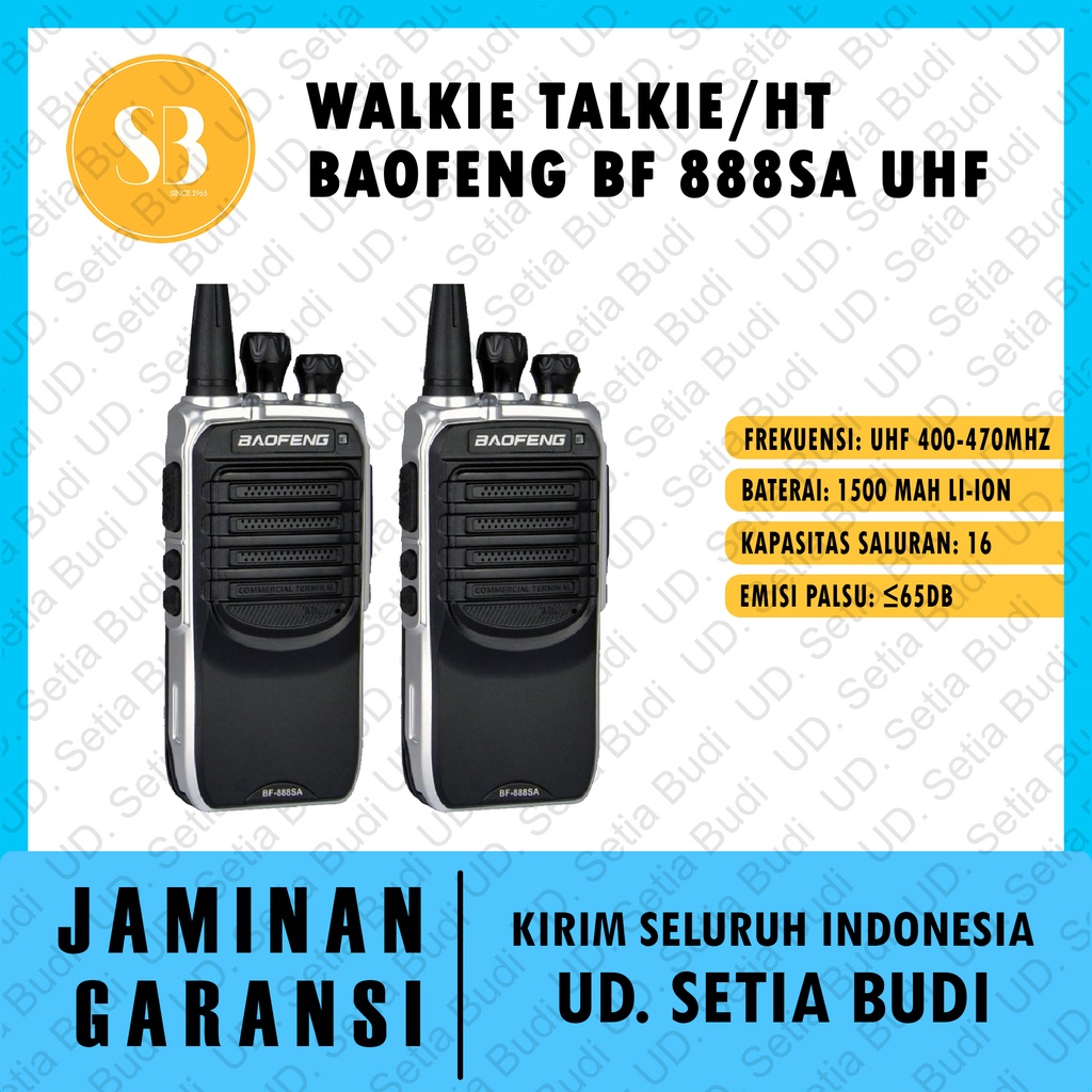 Walkie Talkie/HT BAOFENG BF 888SA UHF