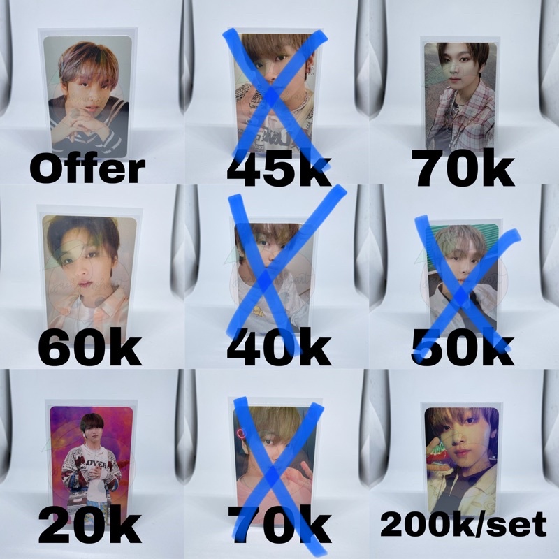 Photocard Haechan - PC HC - luggage B2S, HS Hotsa hot sauce, crazy chilling boring cafe arclip ar pc