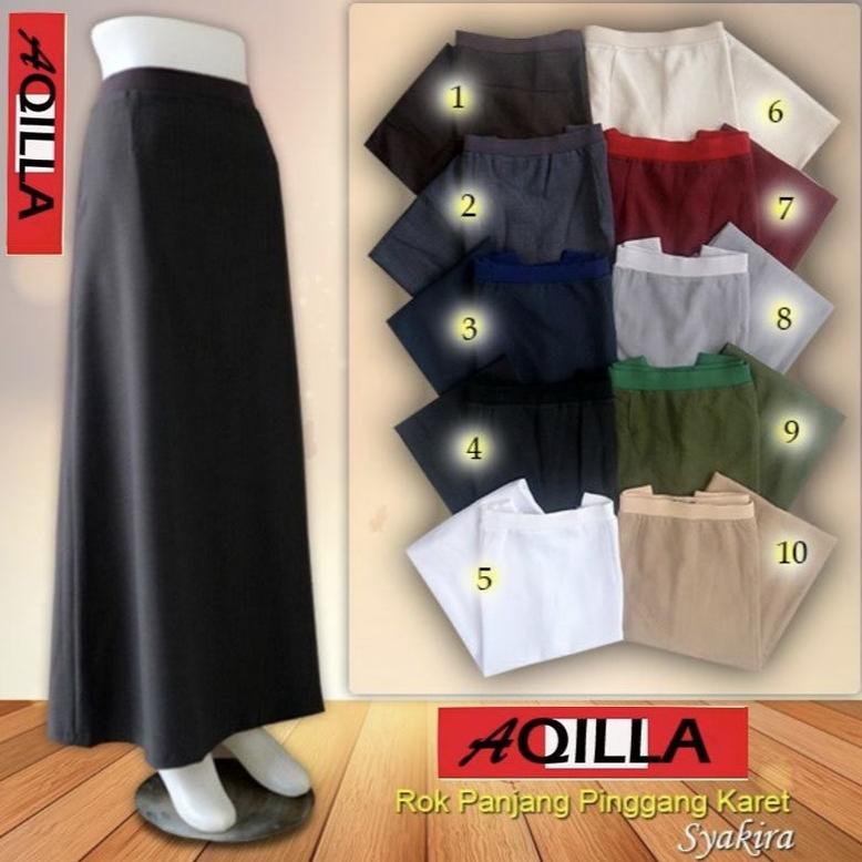 Rok Kerja Wanita || Rok Panjang Wanita || Rok Kantor Hitam || Rok Bahan Model A