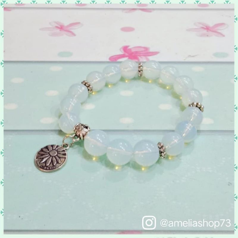 Gelang Batu Opalite Charm