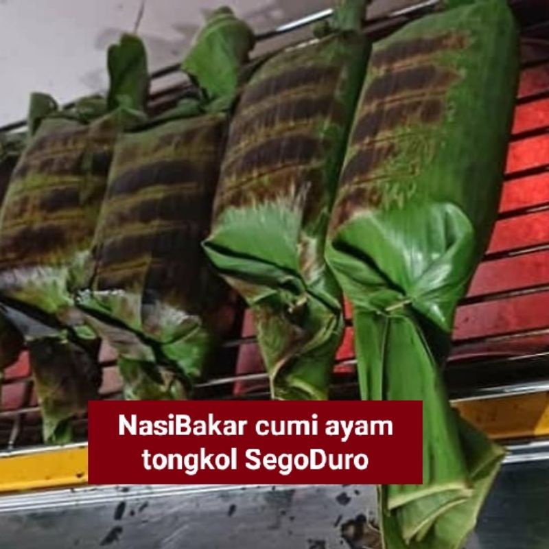 

Nasibakar cumi hitam ayam dan tongkol suwir SegoDuro