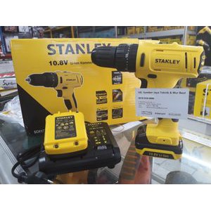 Cordless Impact Drill Stanley 10.8v Sch12s2 Bor Tembok Baterai Bor mesin bor