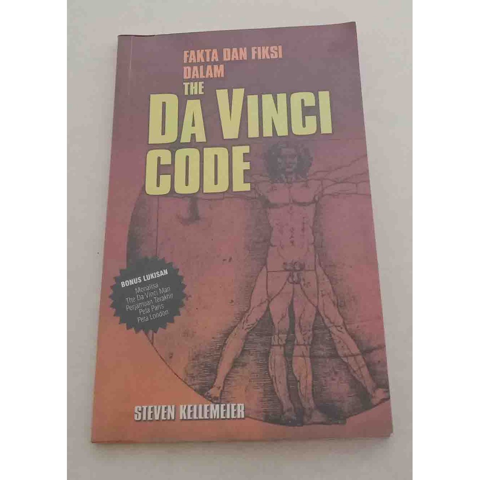 Buku bacaan / Komik / Novel FAKTA DAN FIKSI DALAM THE DA VINCI CODE - STEVEN KELLEMEIER ll preloved