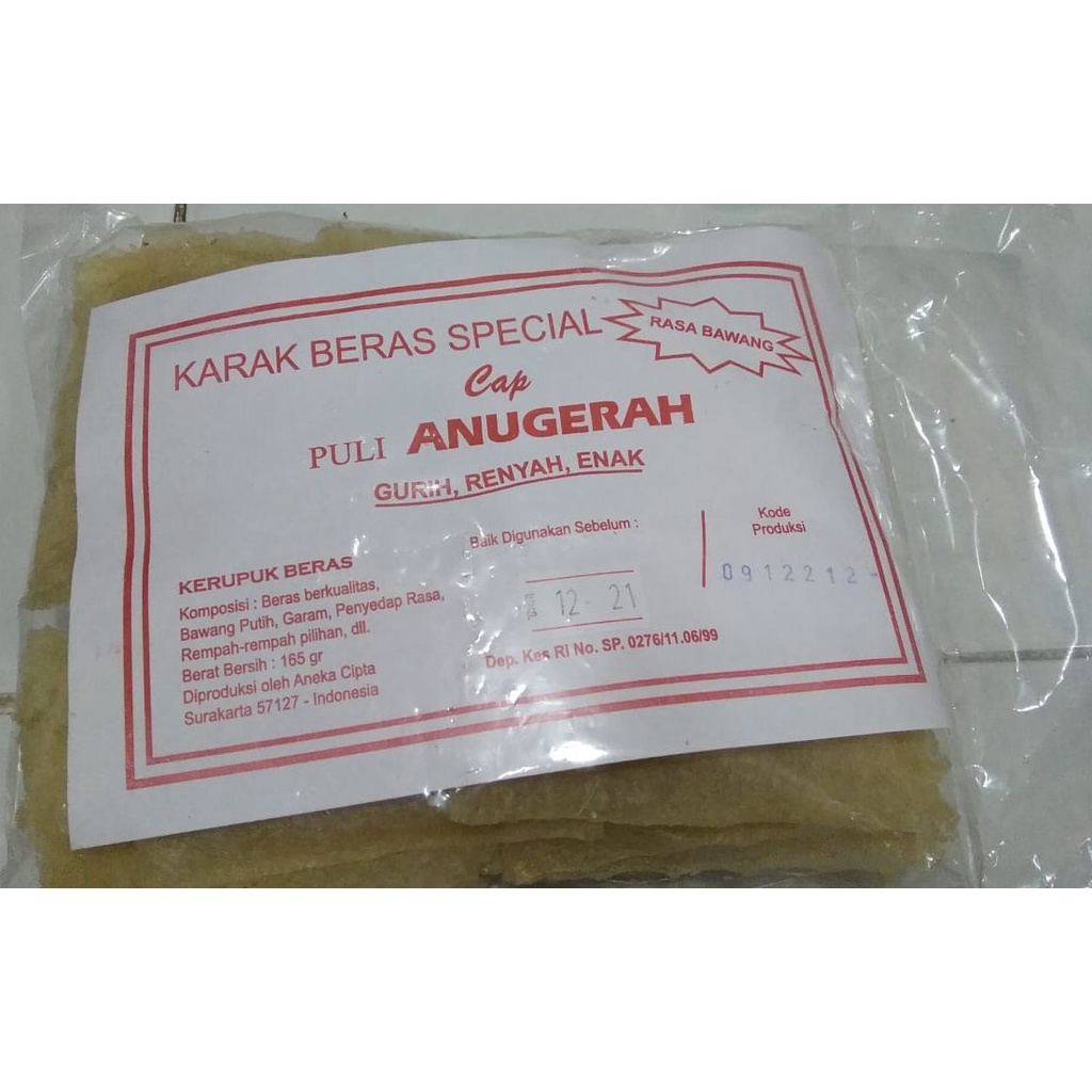 

Karak Beras Spesial Puli Anugerah