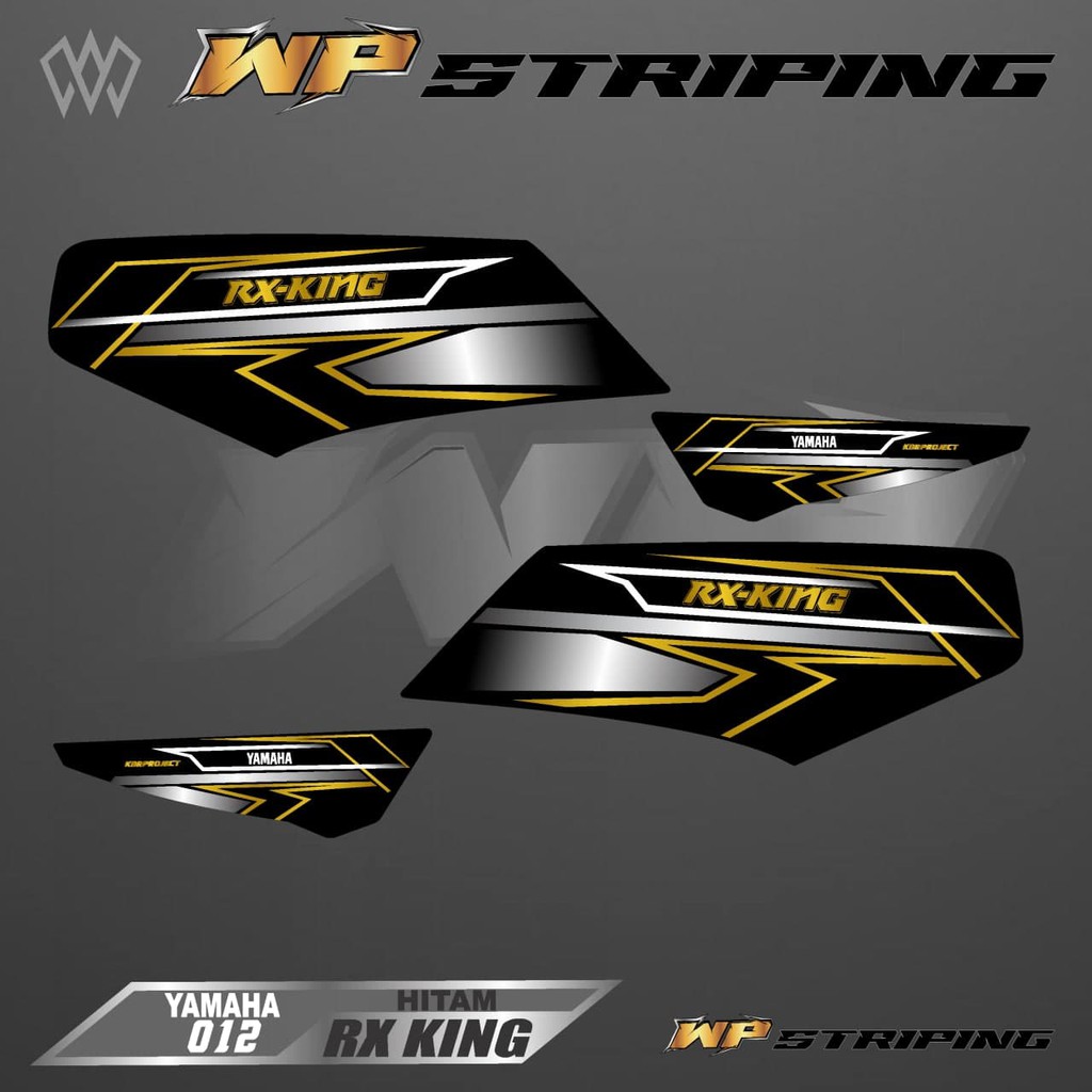 STRIPING RX KING - STIKER VARIASI LIST SKOTLET MOTOR YAMAHA RX KING - 012