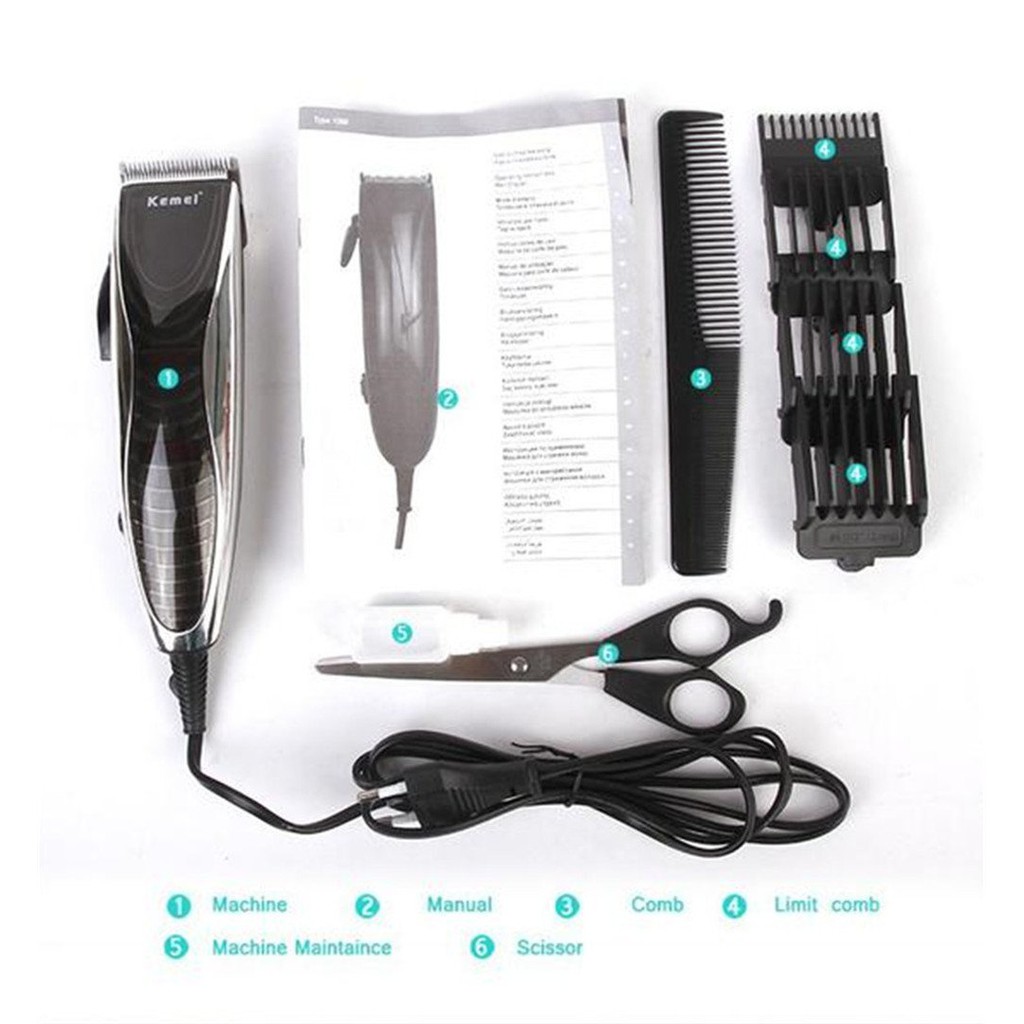 AKN88 - KEMEI KM-1100 Wet Dry Shaver Triple Blade