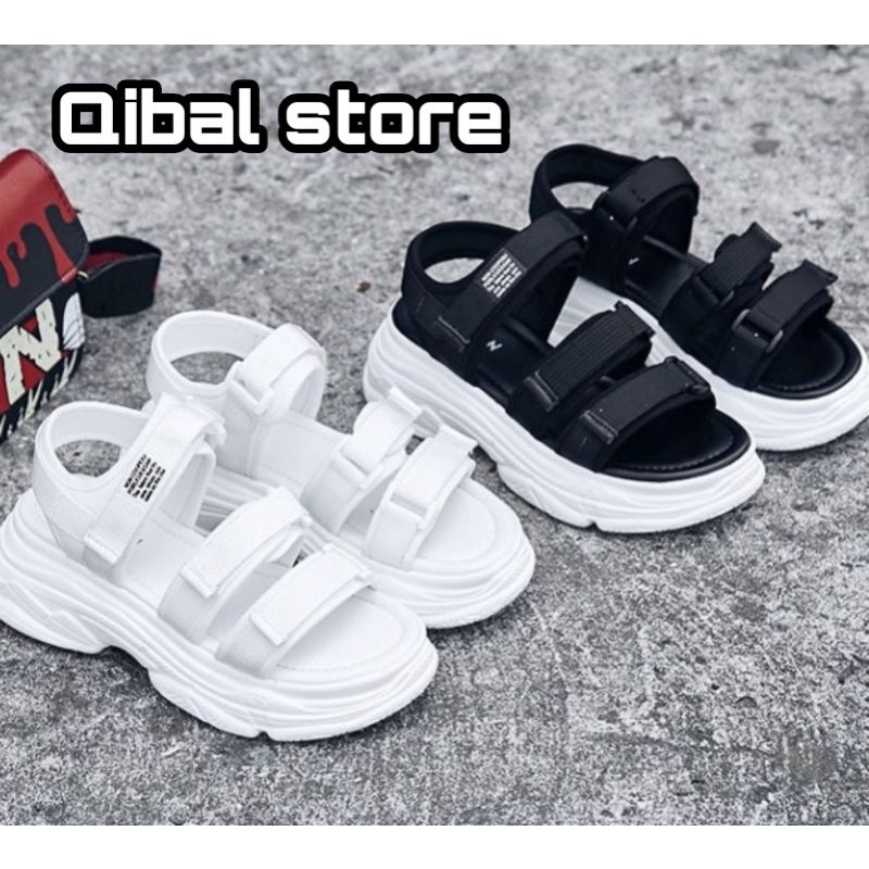 Sandal Wanita Tali Belakang Casual Leon FULL KOREA