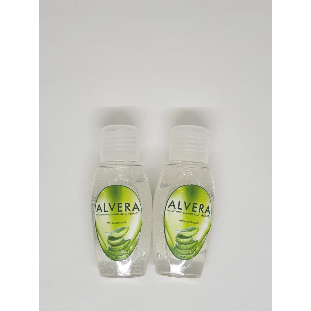 HANDSANITIZER ALVERA ORIGINAL ALKOHOL 75% 60ML GEL ALOEVERA