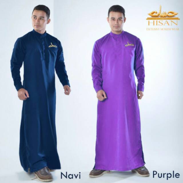 Jubah slim fit Hisan | Gamis pria keren