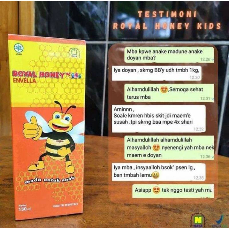 

ROYAL HONEY KIDS ENVELLA (Madu Untuk Anak)