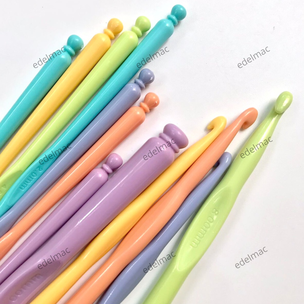 1Pcs Jarum Hakpen Rajut | Plastic Crochet Hook Colorful