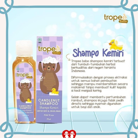 Tropee Bebe Candlenut Shampoo 100ml