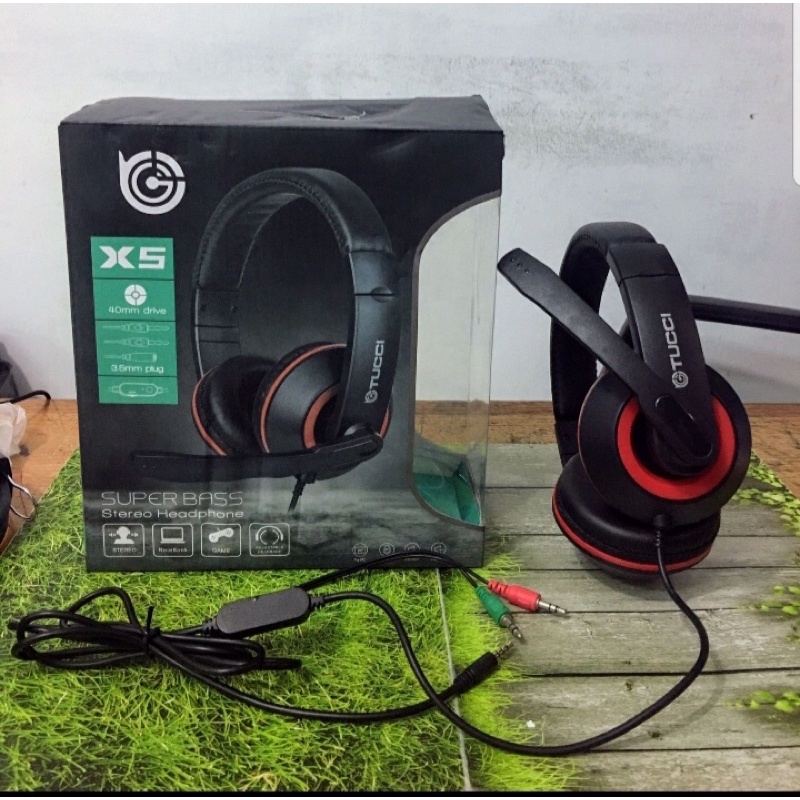 HEADPHONE GAMING X5 + MIC