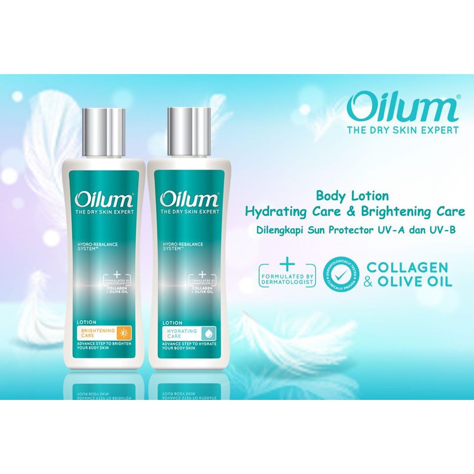 Oilum Body Lotion Hydrating 70 ml , Brightening 70 ml