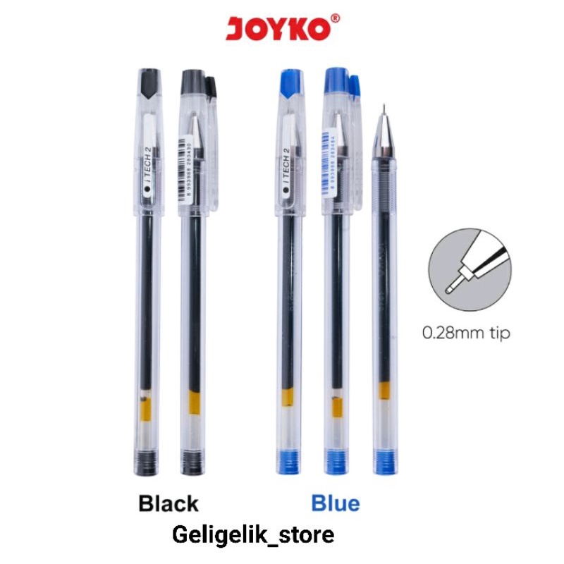 

(LUSIN)PULPEN GEL/ PEN GEL/ BOLPEN GEL/ PENA GEL JOYKO GP-266 ITECH 2/ 0.28 MM