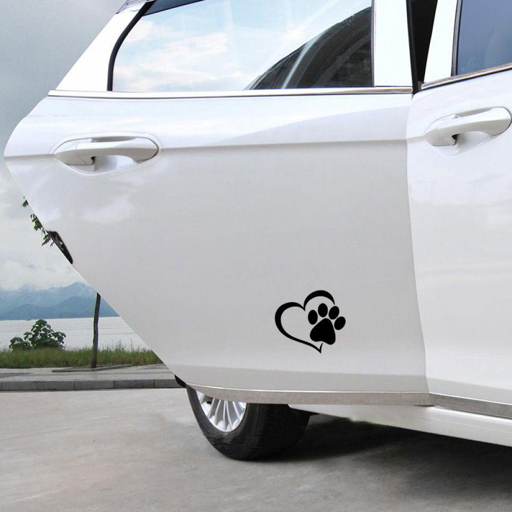 Lanfy Stiker Mobil Tahan Air Fashion Dog Cat Paw Window Aksesoris Mobil Interior Parts Rumah Stiker Dinding Produk Mobil Dekorasi Sticker Laser