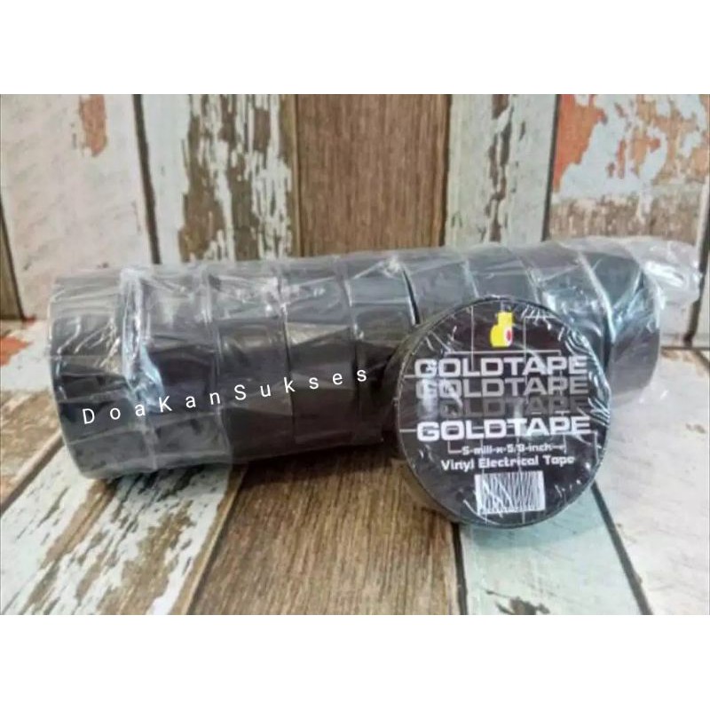 

Solatip Isolasi Tape Listrik Hitam Gold Tape