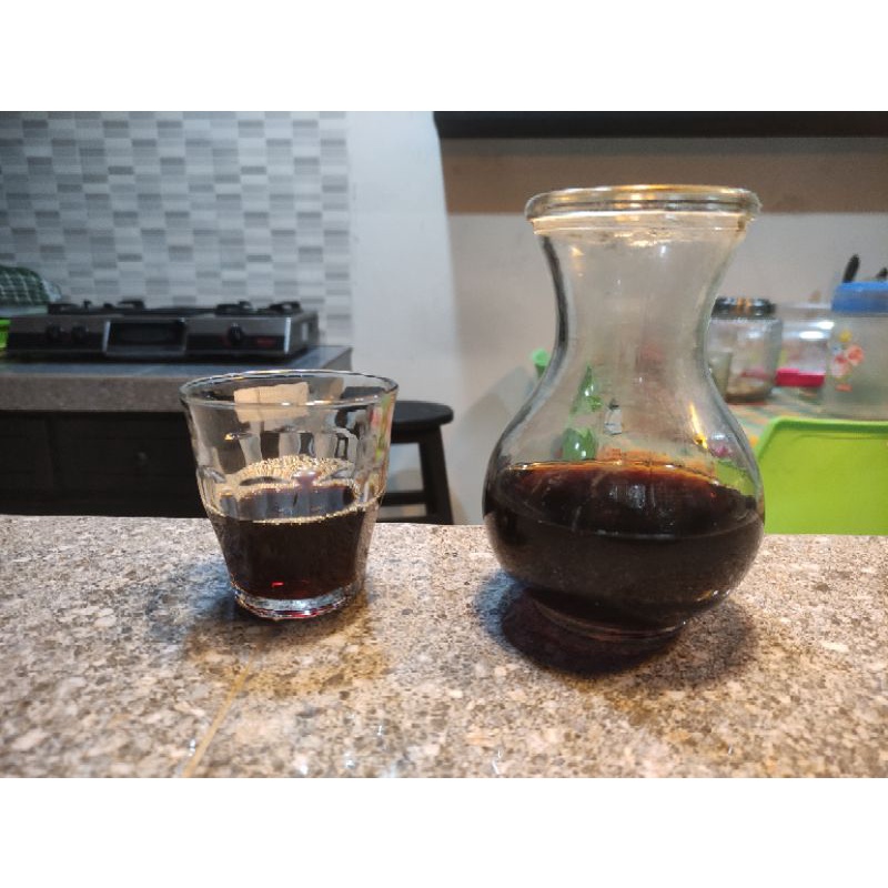gelas dan pitcher kopi v60 bonus sendok kopi