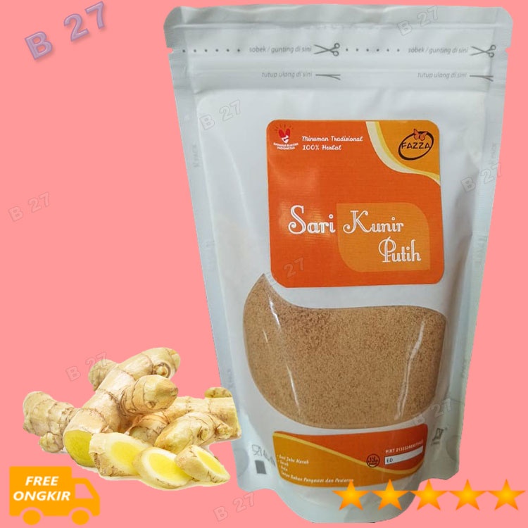 

Minuman Herbal Sari Kunyit Kunir Putih Bubuk Jamu Instan Asli H6-75