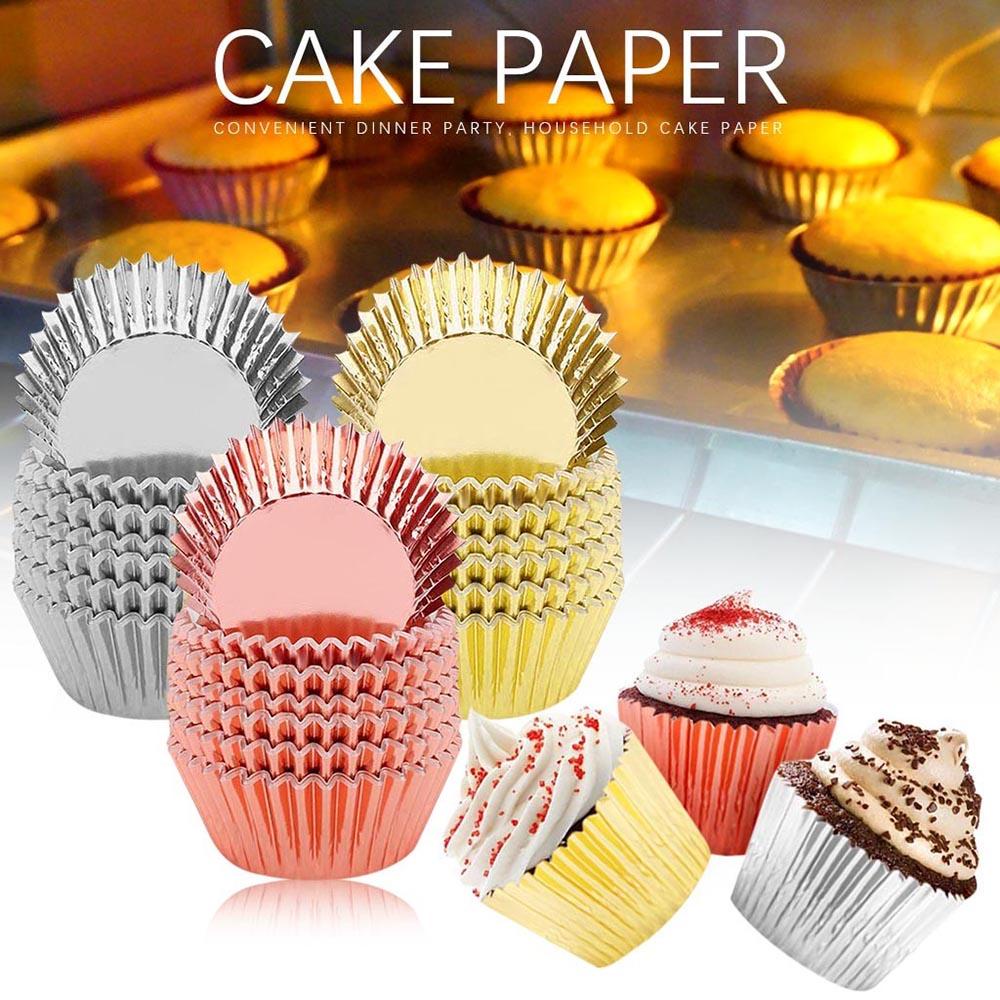 Suyo Kotak Cupcake / Muffin Bahan Aluminum Foil