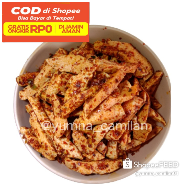 

BASRENG EXTRA PEDAS DAUN JERUK 250GRAM basreng hot jeletot