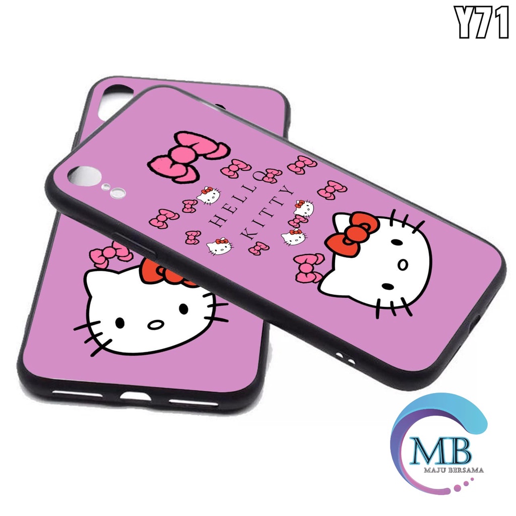 SS009 CASE HELLO KITTY Vivo Y53 Y71 Y71i Y81 Y81C Y83 V5 V5s V5Lite Y69 Y91c Y1s Y91 Y93 Y95 MB166